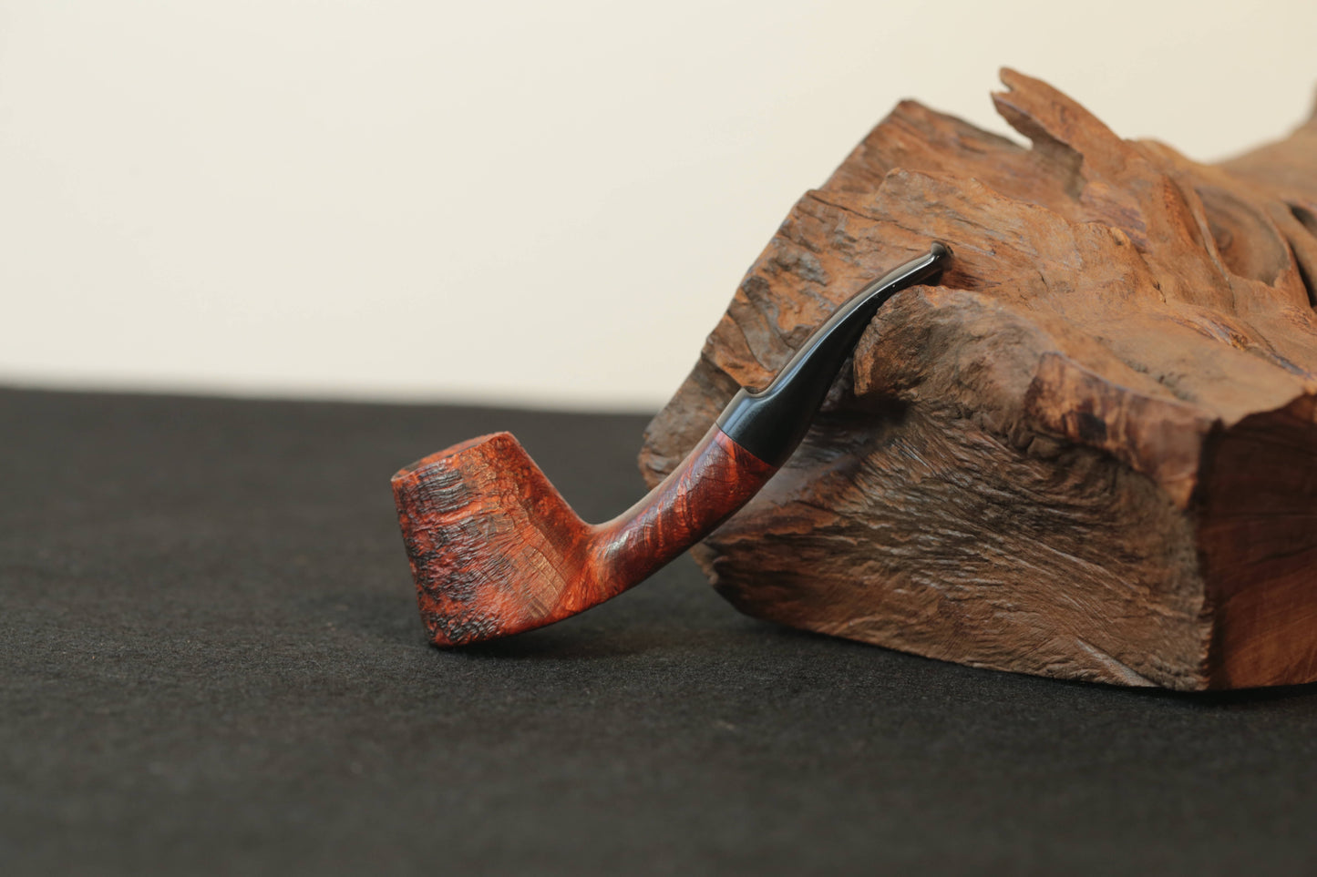 Volcano shaped pipe,Briar wood tobacco pipe ,Smoking Pipe,Large Classic Curved Pipe,3 mm Filter ,Gift for smoker