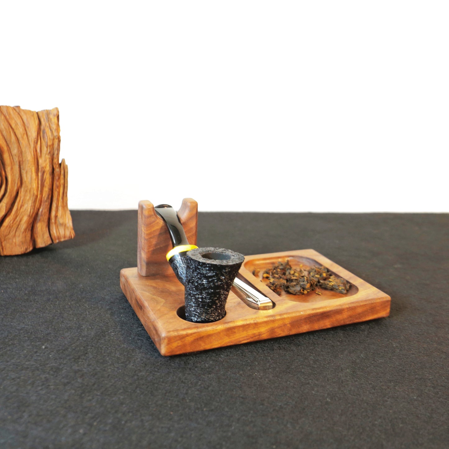 Tobacco Pipe Stand,Personalized pipe rack,stand for single Smoking Pipes,Tobacco storage